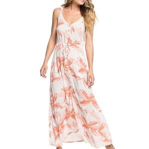 Roxy Button-Through Strappy Maxi Dress for Women